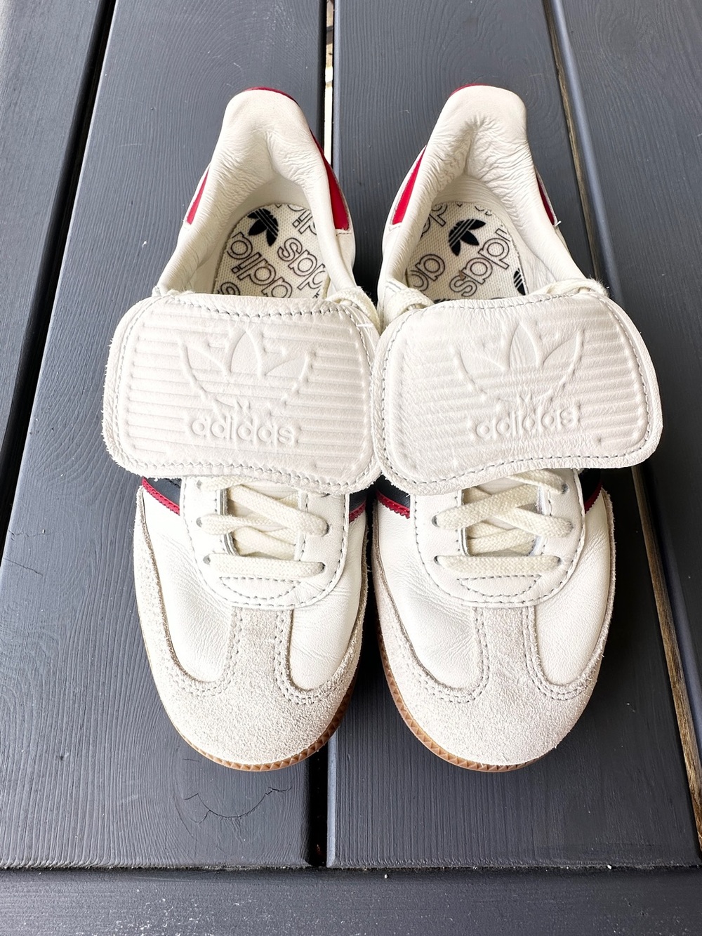 adidas Samba LT White Black Better Scarlet Size 4